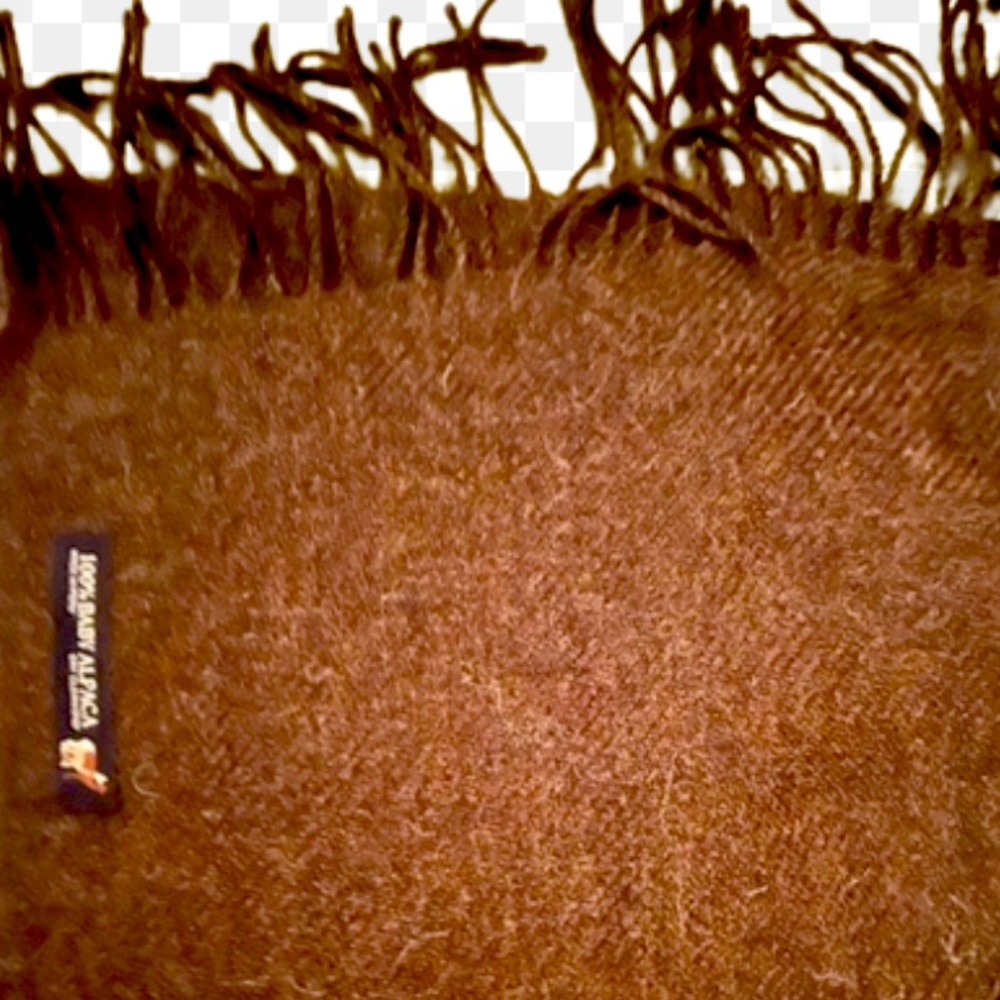 Chocolate Brown 100% Lambswool NWOT
